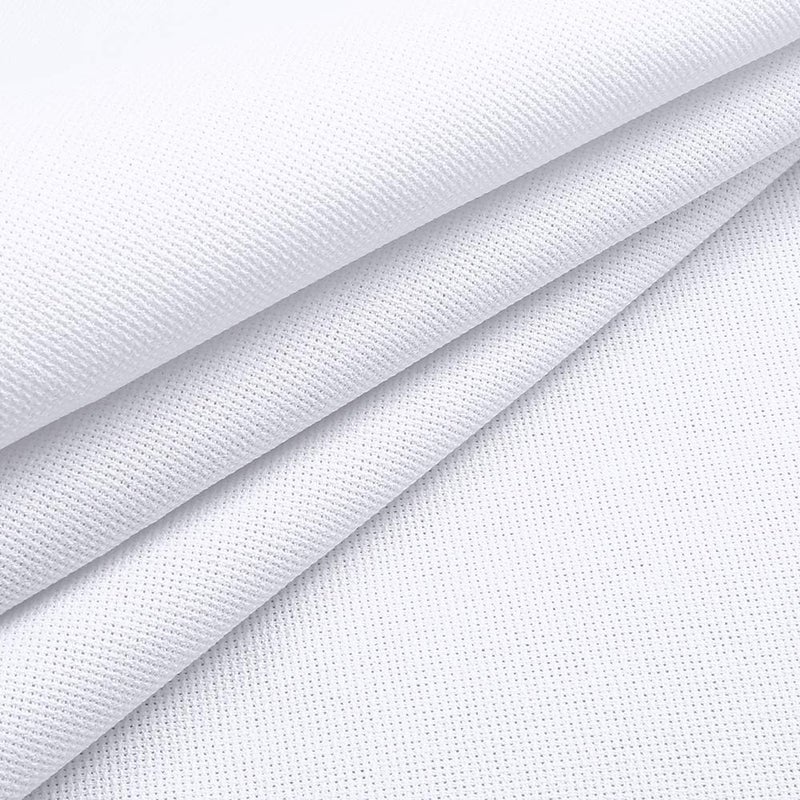 Caydo 60 by 39-Inch 18 Count Classic Reserve Aida Cloth Big Size White Cross Stitch Cloth Fabric - Image 1